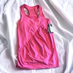 NWT Yuj Active Workout Yoga Racer Back Tank Top Sz L